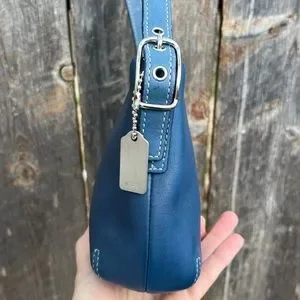 Coach | Bags | Blue Vintage Coach Mini Duffle Legacy Bag